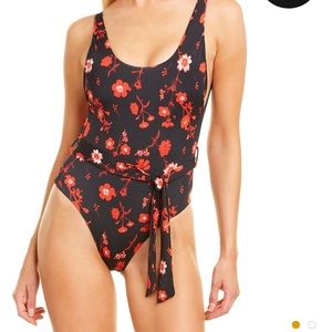 NWT Charlie Holiday Botanica Saffron One-Piece